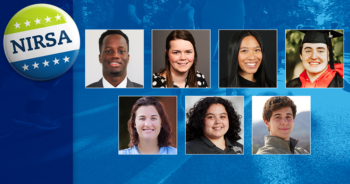 Meet the candidates for NIRSA student leadership positions