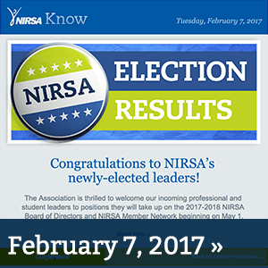 NIRSA Know February 7, 2017