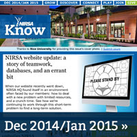 NIRSA Know Dec 2014/Jan 2015