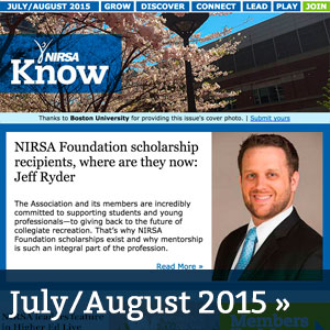 NIRSA Know July/August 2015