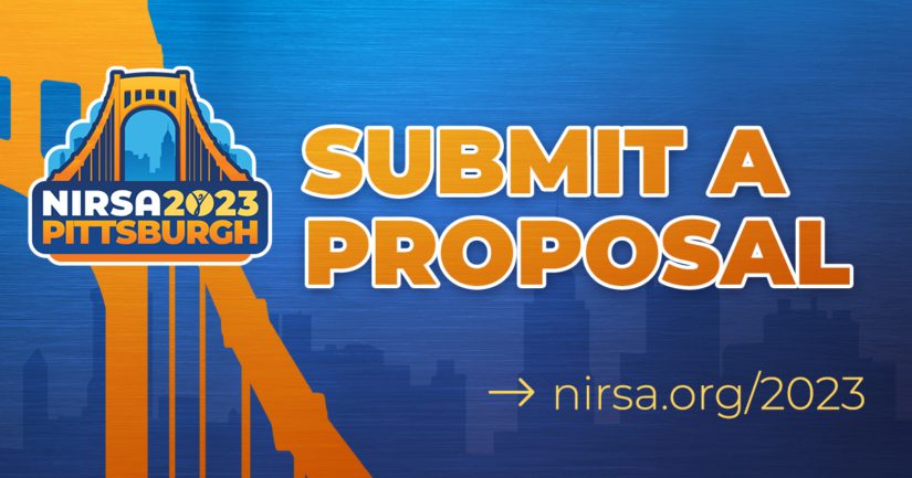 Submit a proposal for the NIRSA 2023 fitness forum