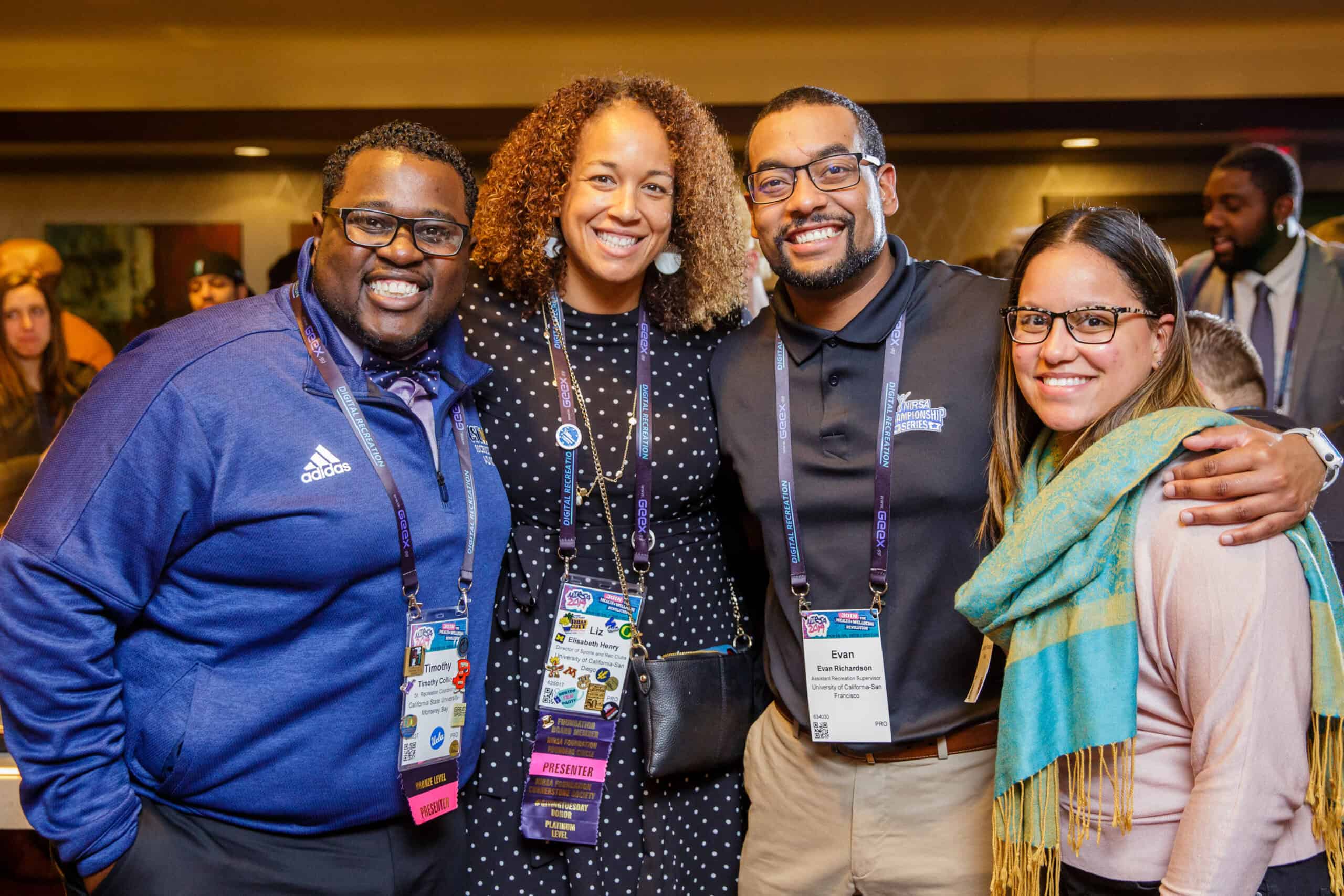 Group of people at a NIRSA event