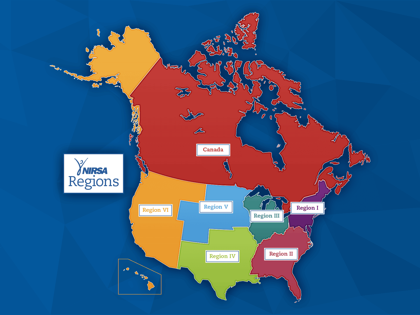 All NIRSA Map Regions