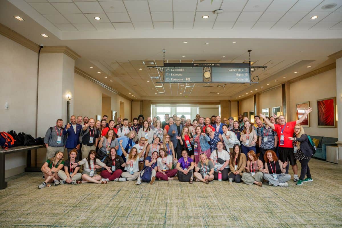 Large group of people