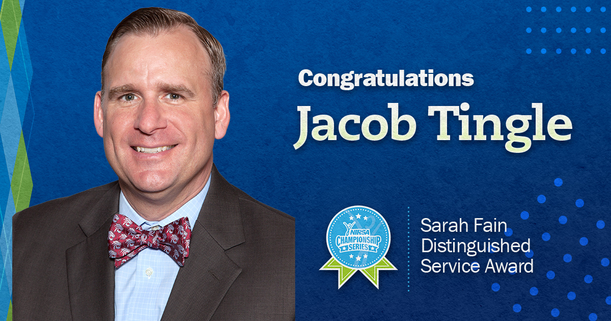 Jacob Tingle is the 2025 Sarah Fain Distinguished Service Award recipient