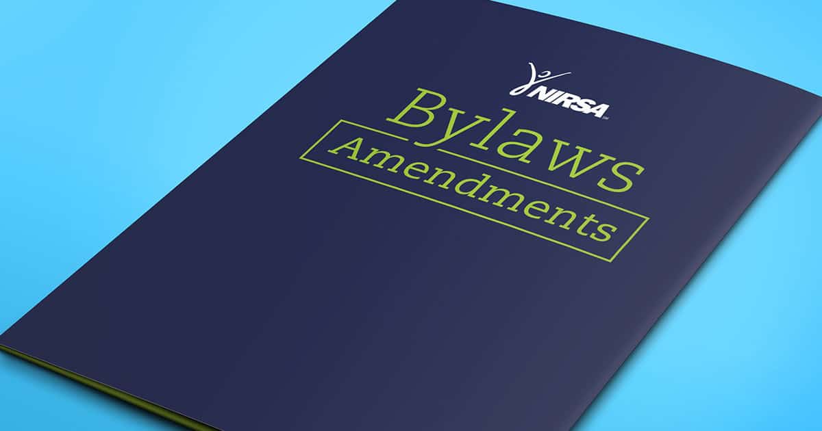 NIRSA Bylaws Amendments