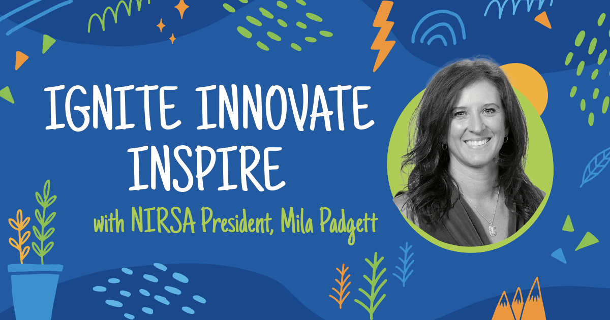 Instagram Live call with NIRSA President Mila Padgett