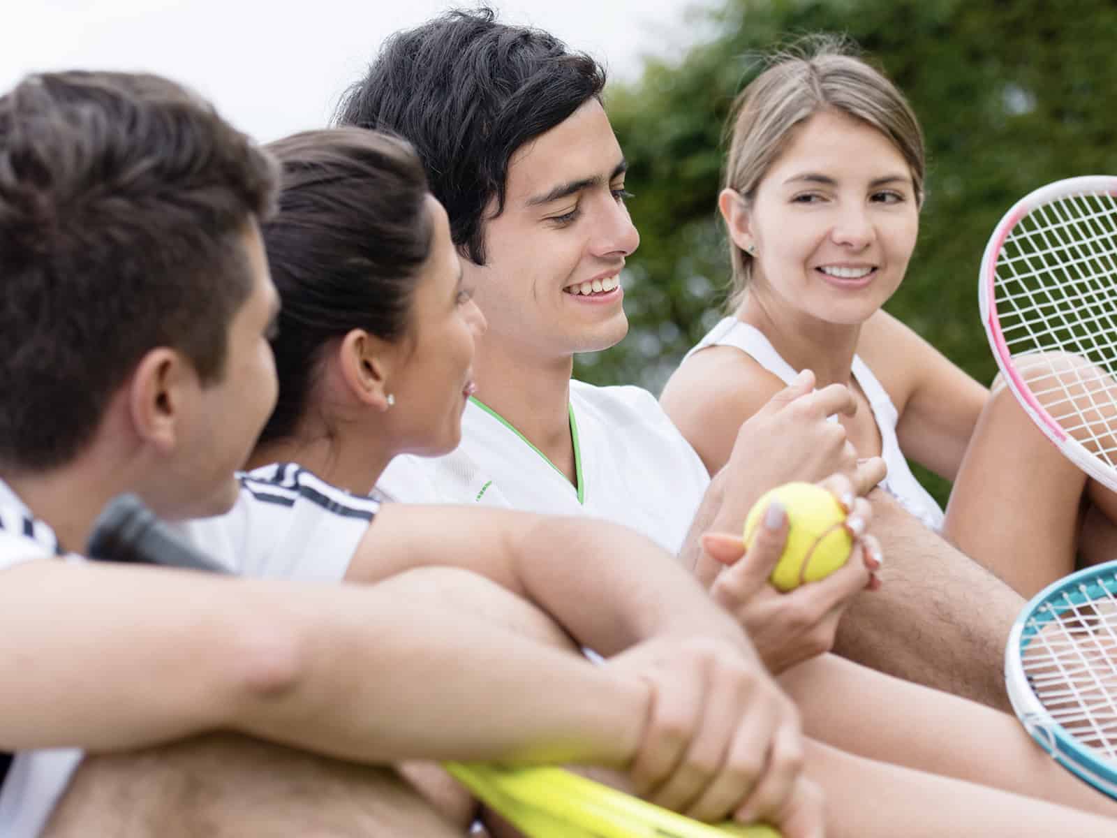 Group of sport players