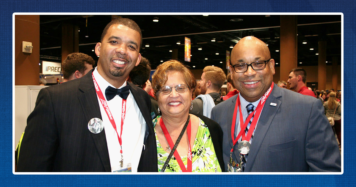 Juliette Moore Juliette with Seneca Wilson and Stan Shingles