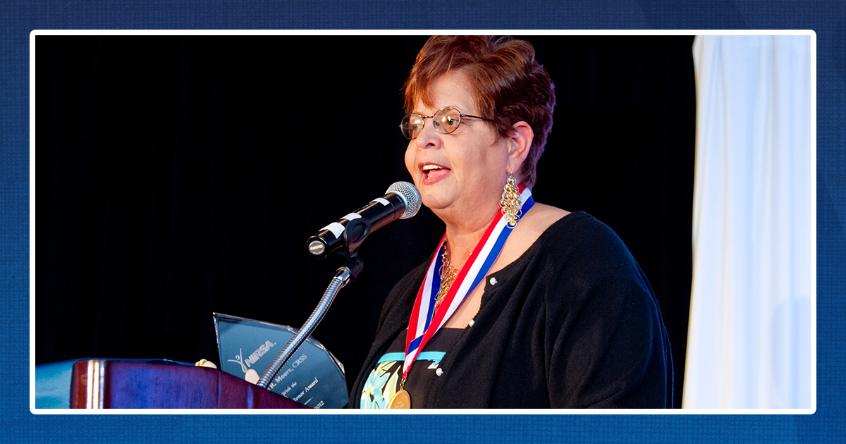 Juliette Moore Juliette speaking at a NIRSA Annual Conference