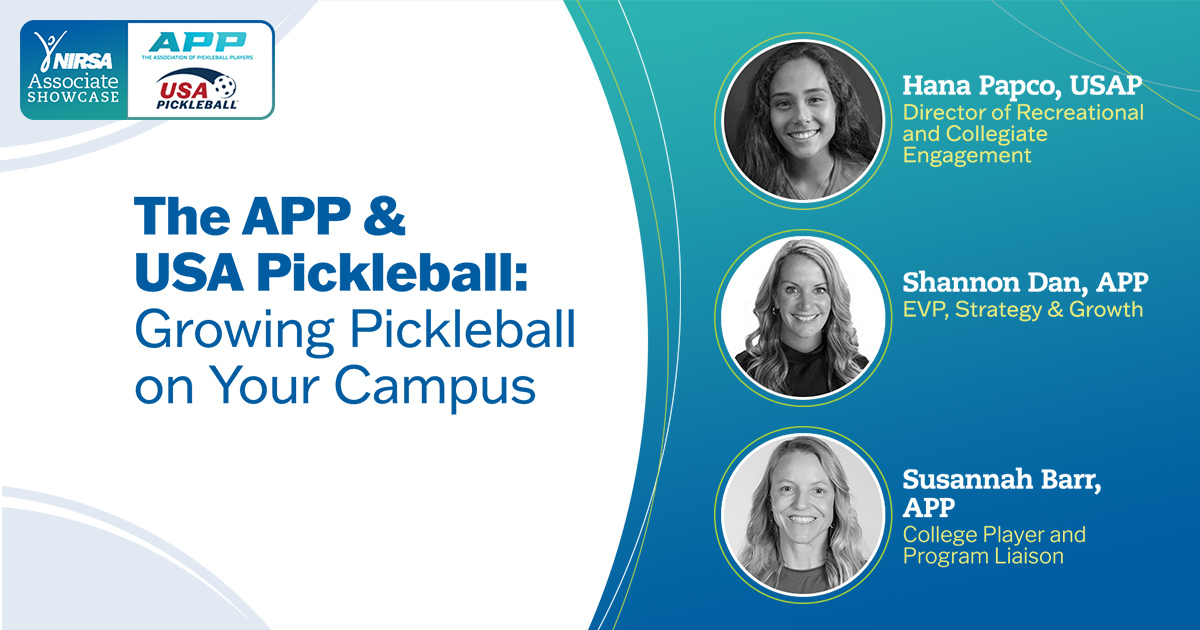 Growing pickleball on your campus: A free webinar on October 9
