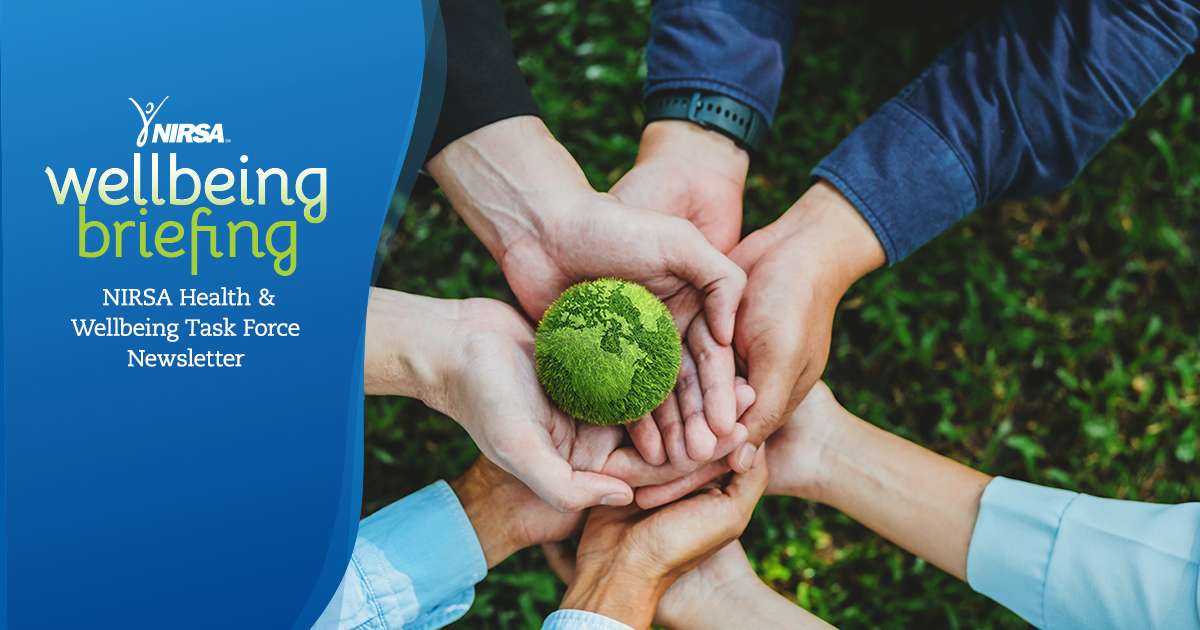 The April 2025 NIRSA Wellbeing Briefing explores the Okanagan Charter