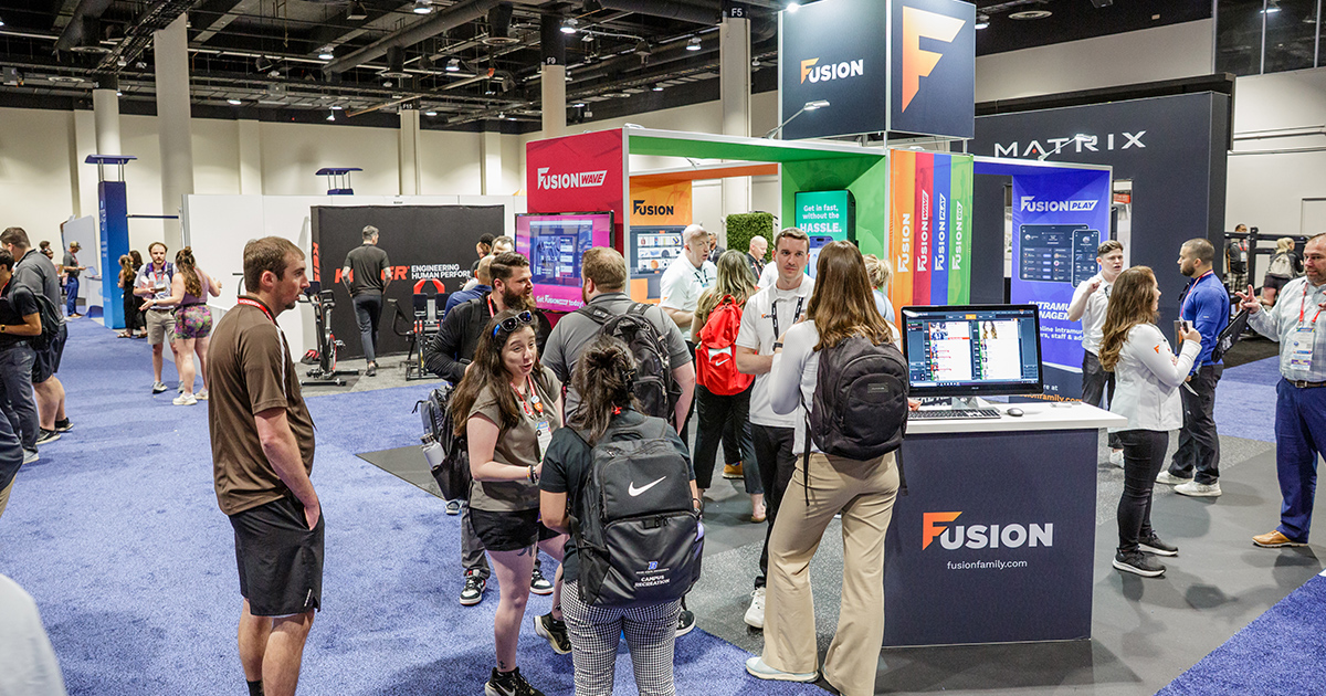 Exhibitor excellence was on display at NIRSA 2025 Campus Rec Expo - Fusion