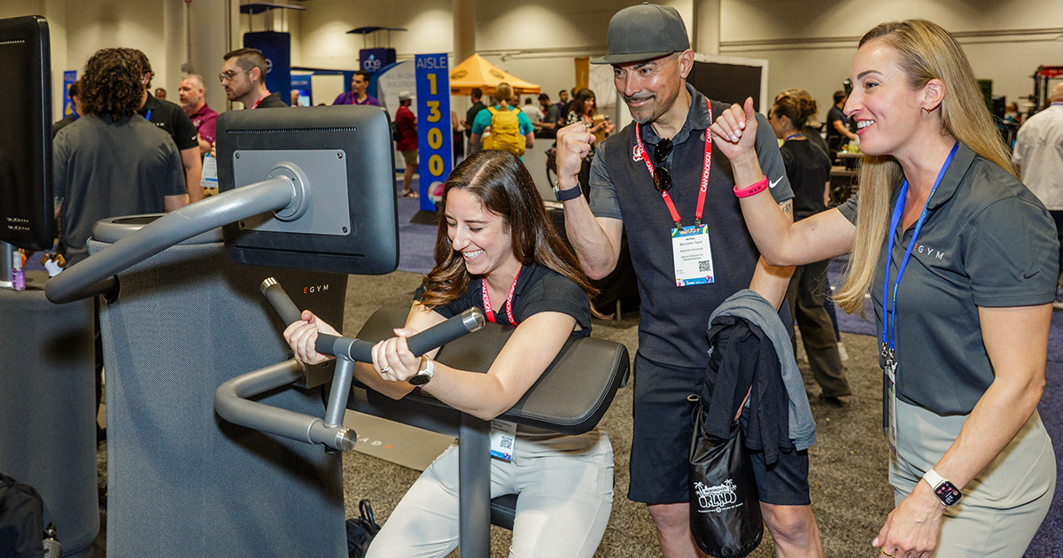 Exhibitor excellence was on display at NIRSA 2025 Campus Rec Expo - EGYM