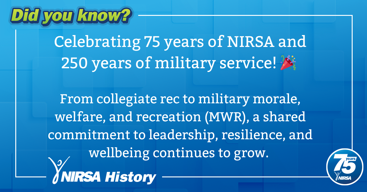 NIRSA and the US Military