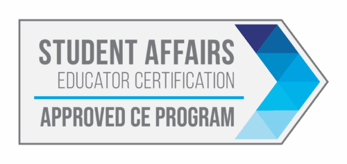 Student Affairs Educator Certification, Approved CE Program