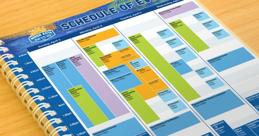 The NIRSA 2016 Schedule