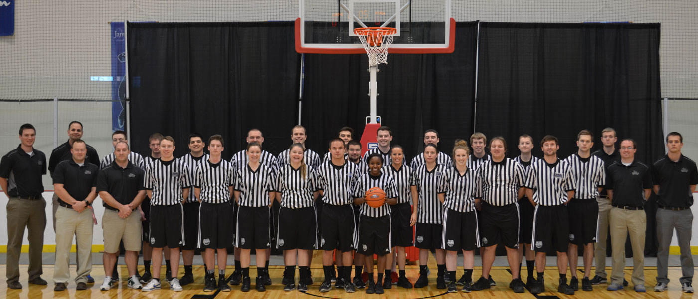 Officials and Hosts for a regional Basketball Championship