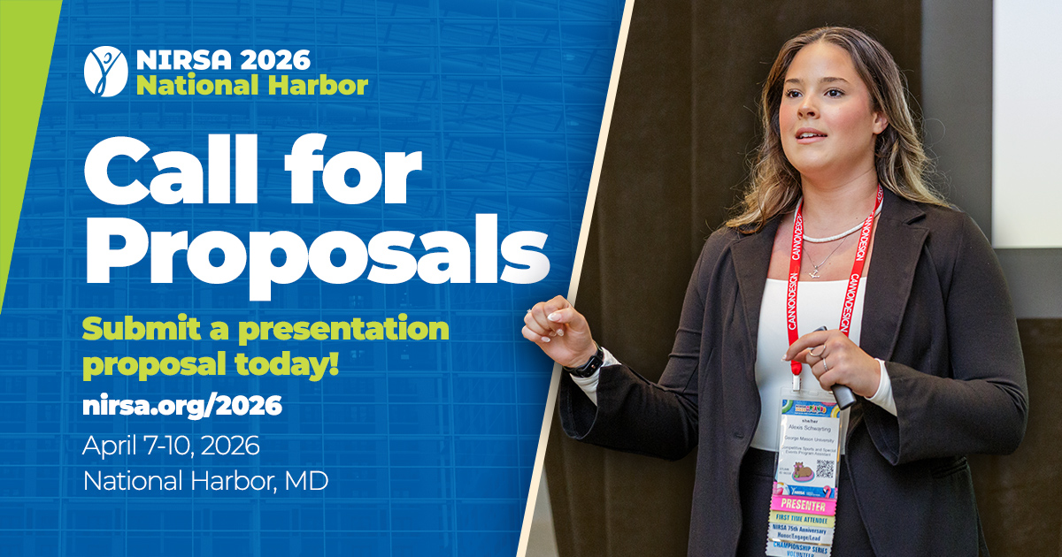 Present at NIRSA 2026