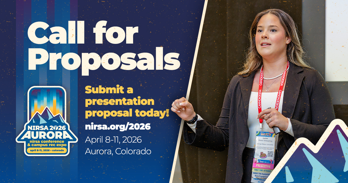 Present in Aurora, Colorado at NIRSA 2026
