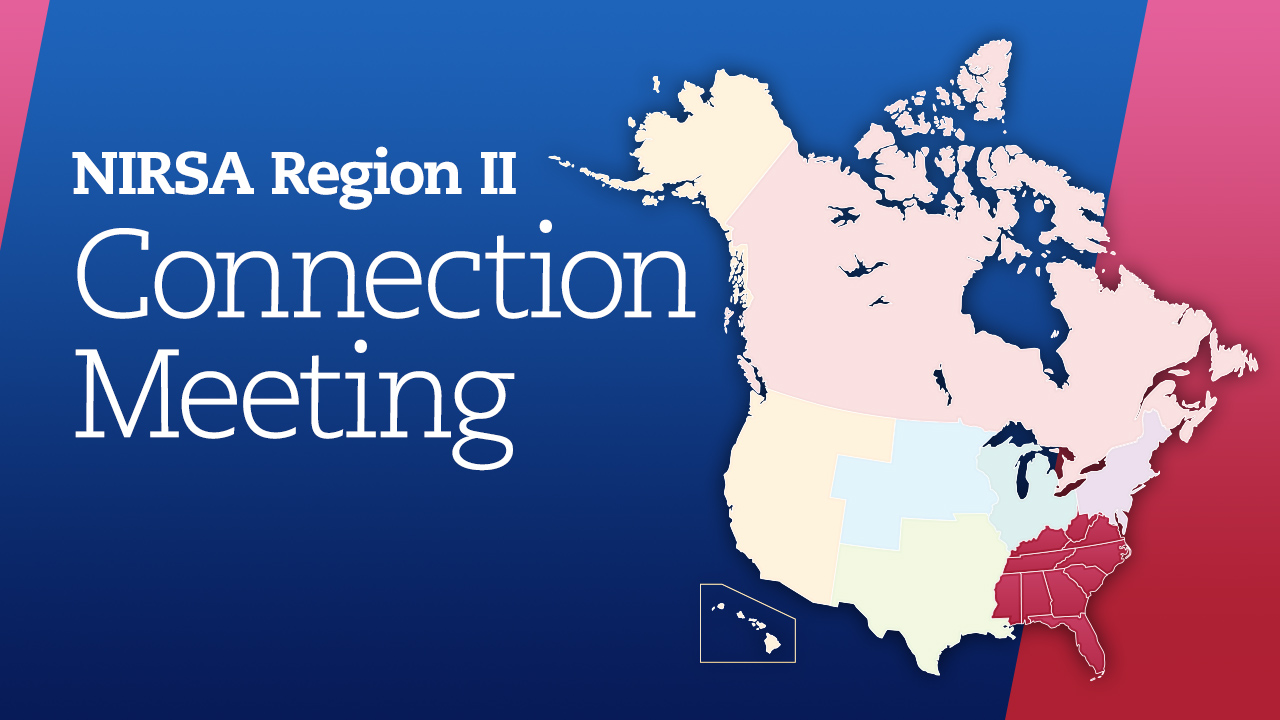 NIRSA Region II Connection Meeting graphic